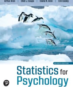 Statistics for Psychology (7th Edition)