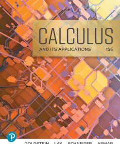 Calculus & Its Applications (15th Edition)