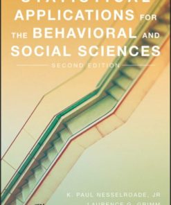 Statistical Applications for the Behavioral and Social Sciences (2nd Edition)