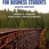 Research Methods for Business Students (8th Edition)