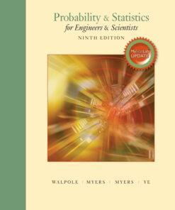 Probability & Statistics for Engineers & Scientists - 9th Edition