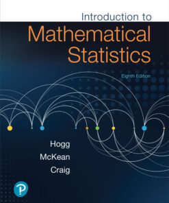 Introduction to Mathematical Statistics - 8th Edition
