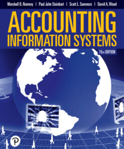 Accounting Information Systems - 15th Edition