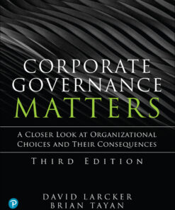 Corporate Governance Matters - 3rd Edition