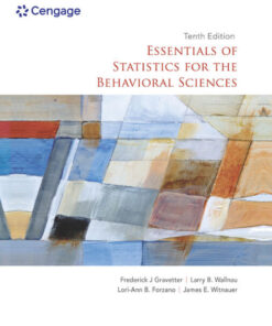 Essentials of Statistics for the Behavioral Sciences - 10th Edition