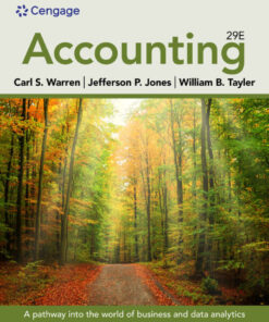 Accounting - 29th Edition