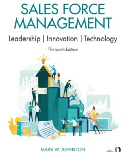 Sales Force Management - 13th Edition