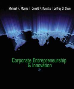 Corporate Entrepreneurship & Innovation - 3rd Edition