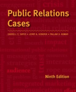 Public Relations Cases - 9th Edition