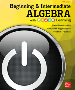 Beginning and Intermediate Algebra with P.O.W.E.R. Learning - 5th Edition
