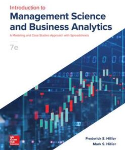Introduction to Management Science - 7th Edition