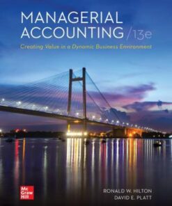 Managerial Accounting - 13th Edition