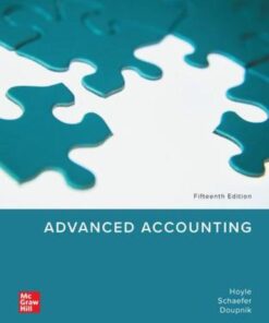 Advanced Accounting - 15th Edition