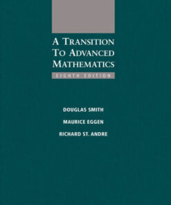 A Transition to Advanced Mathematics - 8th Edition