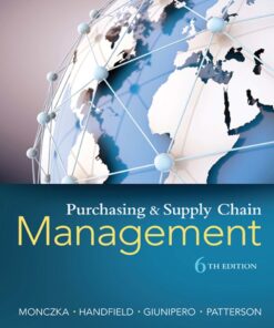 Purchasing and Supply Chain Management - 6th Edition