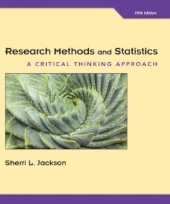 Research Methods and Statistics: A Critical Thinking Approach - 5th Edition