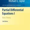 Partial Differential Equations I - 2nd Edition