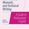 User Guides, Manuals, and Technical Writing