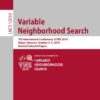 Variable Neighborhood Search - 1st Edition
