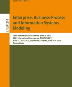 Enterprise, Business-Process and Information Systems Modeling