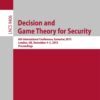Decision and Game Theory for Security