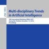 Multi-disciplinary Trends in Artificial Intelligence