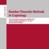 Number-Theoretic Methods in Cryptology