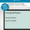 Mastering Physics with Pearson eText Access Code for Conceptual Physics (Single Term) - 13th Edition