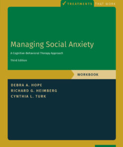 Managing Social Anxiety, Workbook - 3rd Edition
