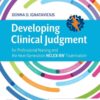 Developing Clinical Judgment - 1st Edition