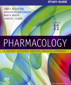 Study Guide for Pharmacology - 11th Edition
