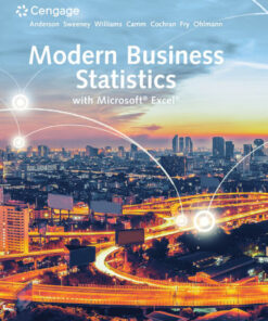 Modern Business Statistics with Microsoft® Excel® - 7th Edition