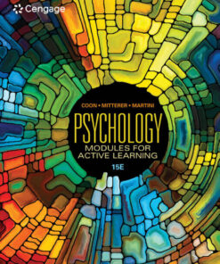 Psychology: Modules for Active Learning - 15th Edition