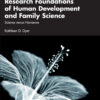 Research Foundations of Human Development and Family Science - 1st Edition