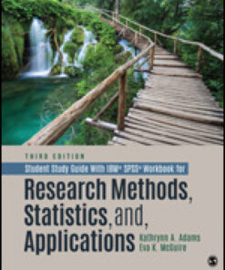 Student Study Guide With IBM® SPSS® Workbook for Research Methods, Statistics, and Applications - 3rd Edition