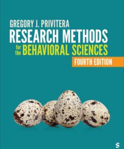 Research Methods for the Behavioral Sciences - 4th Edition