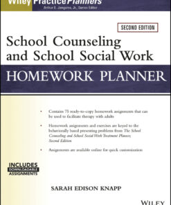 School Counseling and Social Work Homework Planner (W/ Download) - 2nd Edition