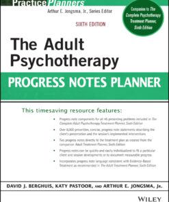 The Adult Psychotherapy Progress Notes Planner - 6th Edition