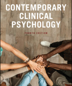 Contemporary Clinical Psychology - 4th Edition