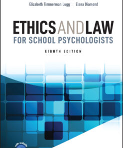Ethics and Law for School Psychologists - 8th Edition