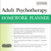 Adult Psychotherapy Homework Planner - 6th Edition