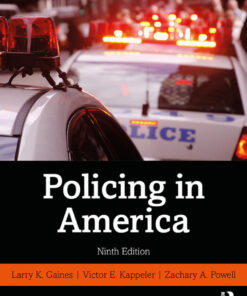 Policing in America - 9th Edition