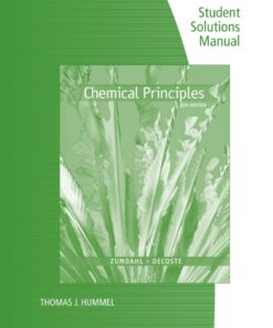 Student Solutions Manual for Chemical Principles - 8th Edition