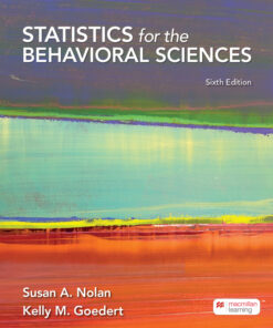 Statistics for the Behavioral Sciences - 6th Edition