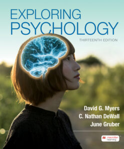 Exploring Psychology - 13th Edition