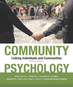 Community Psychology - 4th Edition