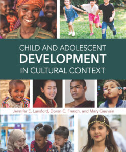 Child and Adolescent Development in Cultural Context