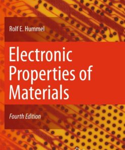 Electronic Properties of Materials - 4th Edition