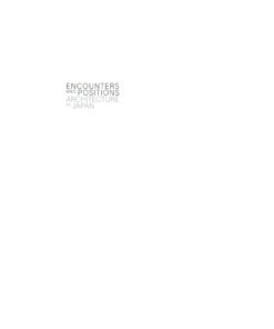 Encounters and Positions - 1st Edition