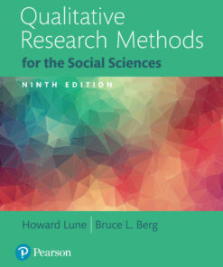 Qualitative Research Methods for the Social Sciences - 9th Edition